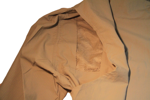 Nylon Vented Long Sleeve Fishing Shirt. Great for Hot humid conditions Made in South Africa