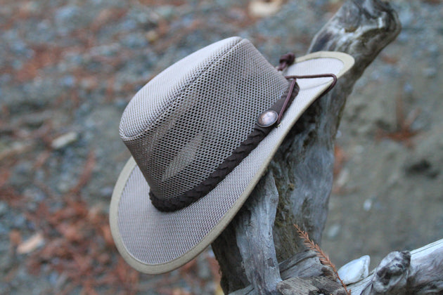 Fishing Hat - YES, it FLOATS! Cool Soakable UV Mesh Hat. Lifetime Warr –  R&R Reel Tackle Company